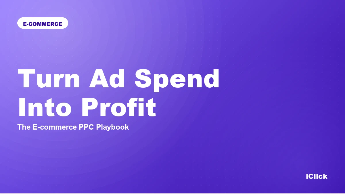 Turn Ad Spend Into Profit: The E-commerce PPC Playbook